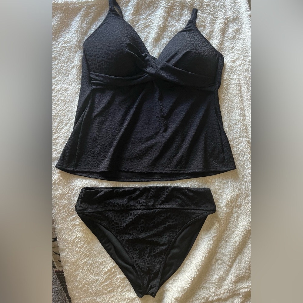 Elegant Black Women's Swim Set